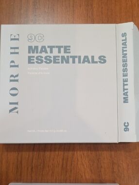 Morphe Matte Essentials 9C Palette - Soft Gray & White Packaging